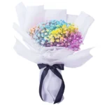 Букет из гипсофил Вверх к радуге