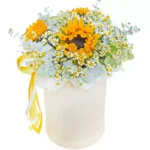 Цветы в коробке Яркий всплеск